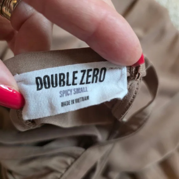 Women's Double Zero Dress Size S Brown - Picture 7 of 9